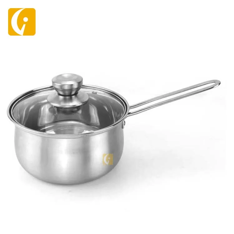 
Cheap price stainless steel sauce pan eco-friendly noodle cooking pot sauce pot 