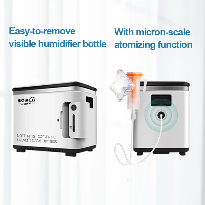 2023 NEW Oxygen Concentrator Device Manufacture Olive Home 1L-7L  Concentrator Oxygen with nebulizer Oxygen generator