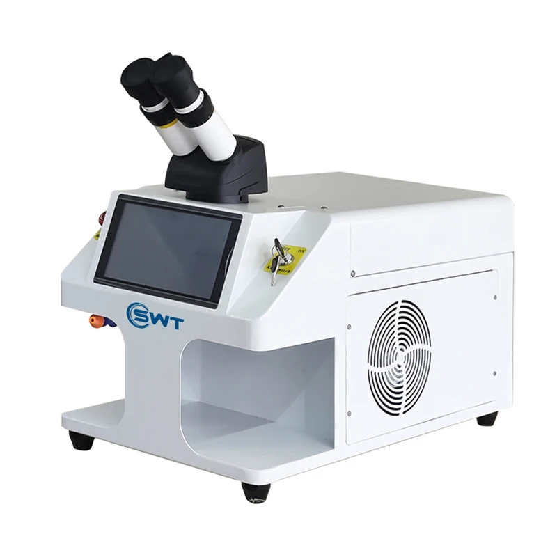 60w portable mini Jewelry spot laser welding machine  for gold silver diamond ornaments repairing soldering
