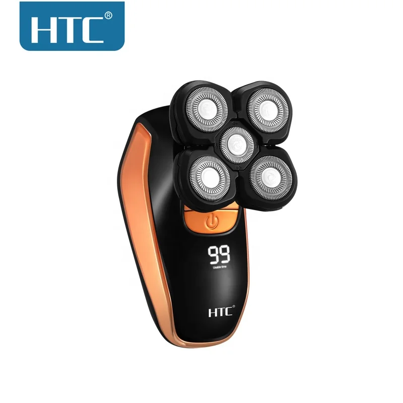 HTC GT-623 Electric Shaver 4 in 1 Men Shaver Nose Hair Trimmer IPX6 Fully Washable 5 in 1