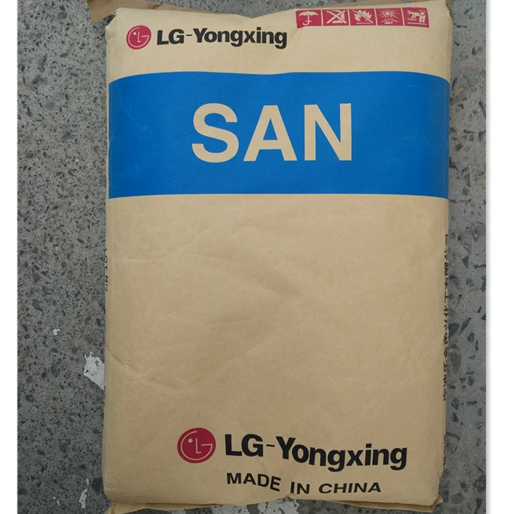 Высокая прозрачность потока как материал смолы цена за кг пластика SAN Материал