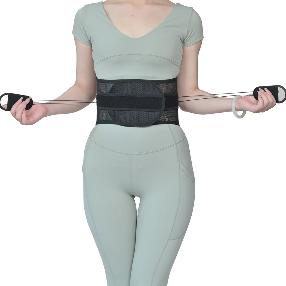 Elastic Breathable and Adjustable Waist Lumbar Lower Back Support Belt Protective Nylon for Men and Women