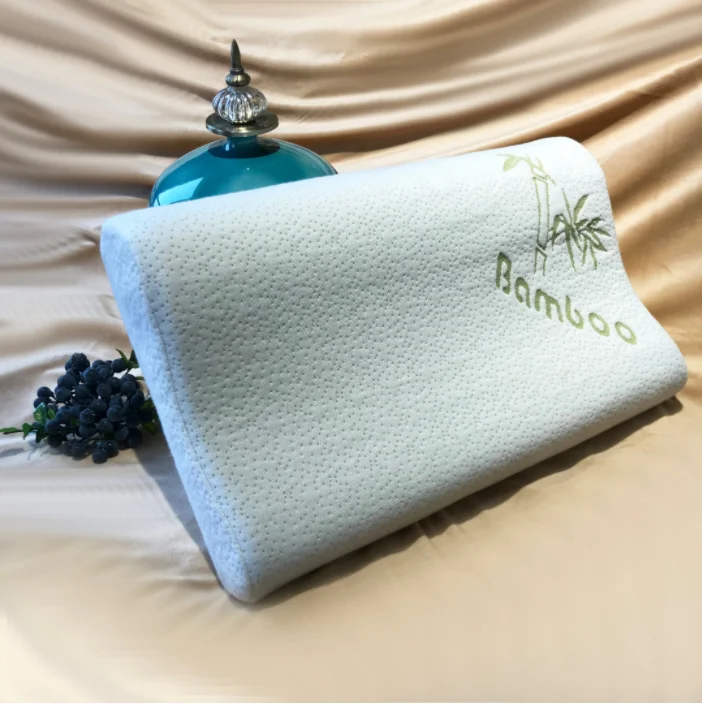 3 Layers Standard Queen Bamboo Adjustable Contour Memory Foam Pillow Relieve Neck Pain