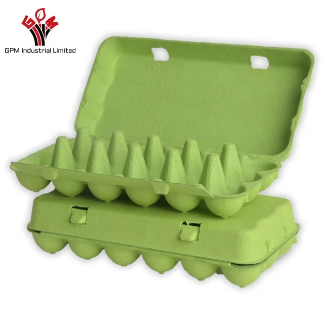 biodegradable 18 cells molded pulp quail egg  cartons for sale