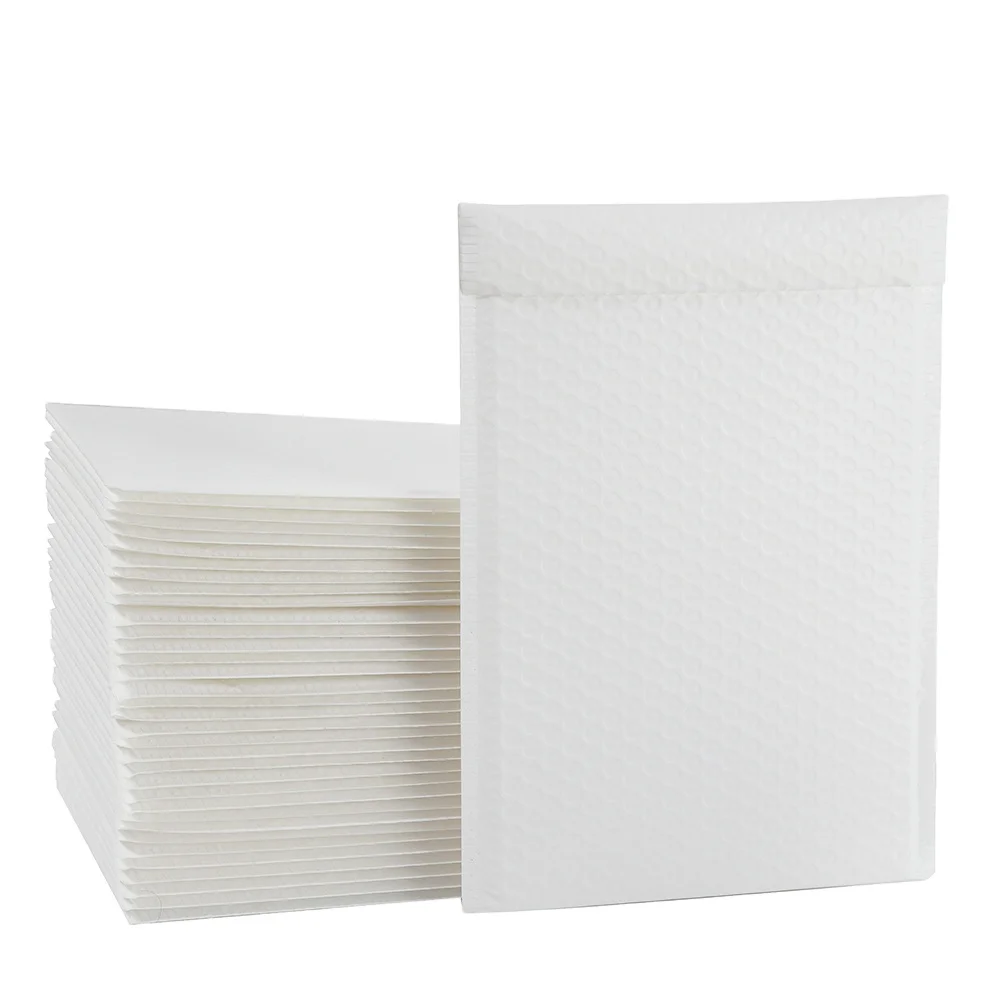 costom made poly bubble mailer White 6x10 inches bubble cushioned envelopes