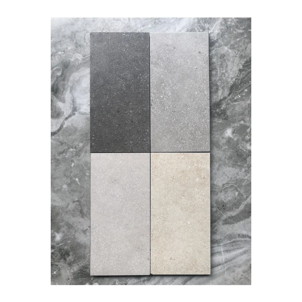 Matte finish full body rustic porcelain ceramic tiles