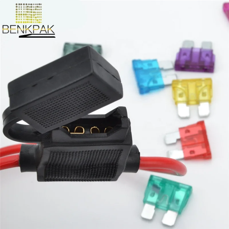 Medium blade Auto fuse +1pcs waterproof auto Fuse Holder