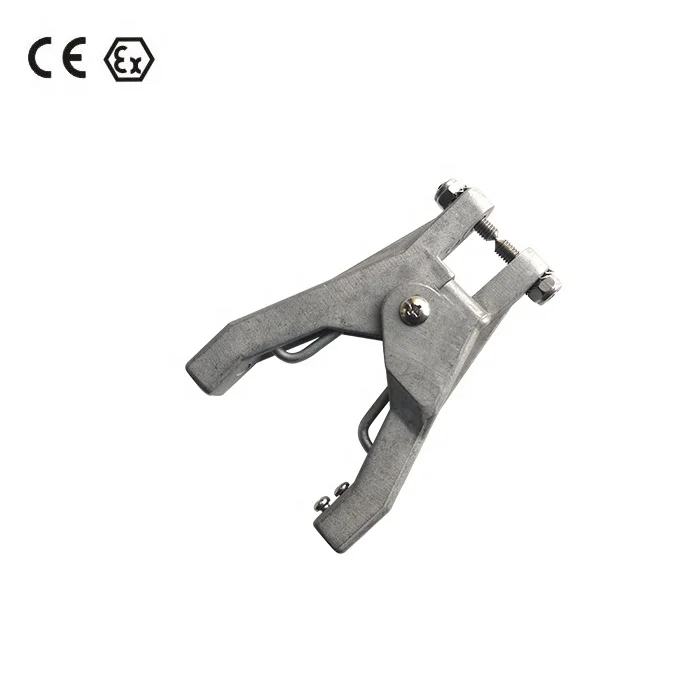 Aluminum drum earth clamp