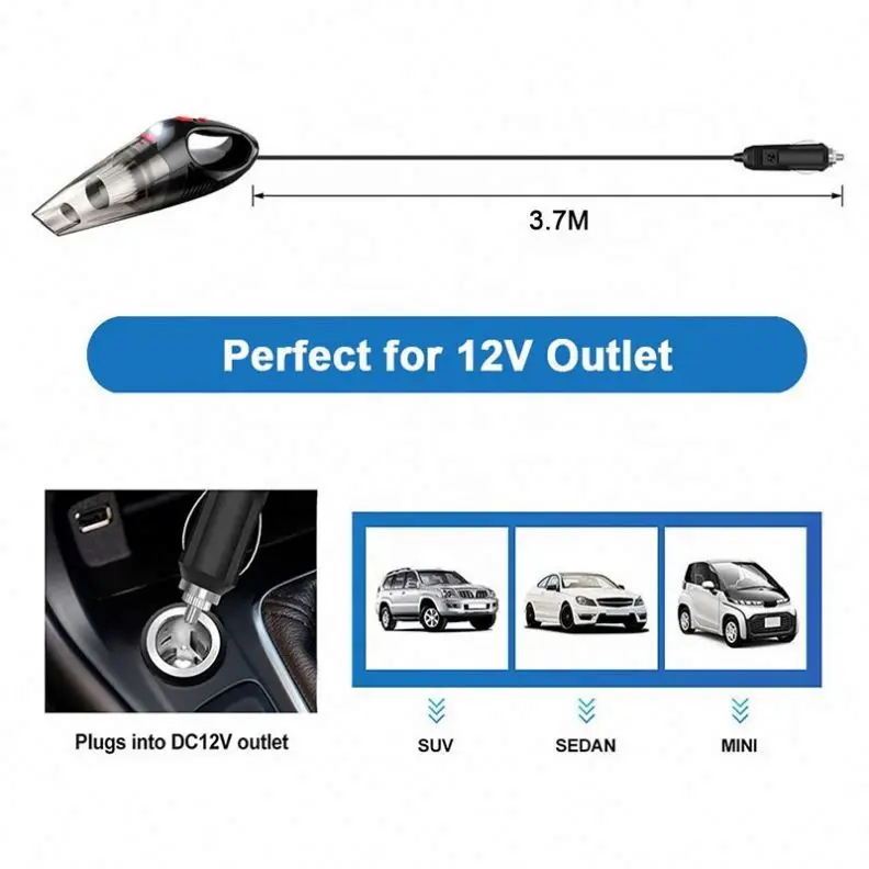 Car Wireless 6000 Pa Usb Custom - High Power Gadgets 2023 Dropshipping Charging Cleaners Auto Portable Vacuum Cleaner