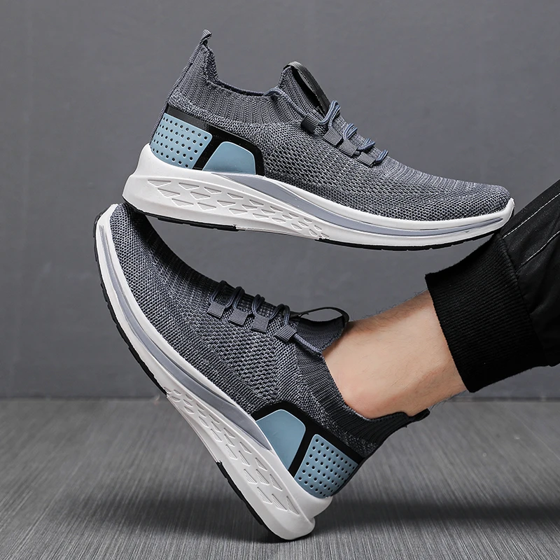 2021 Latest design oem cheap custom slip on stylish slip on running walking casual shoes sneakers for men
