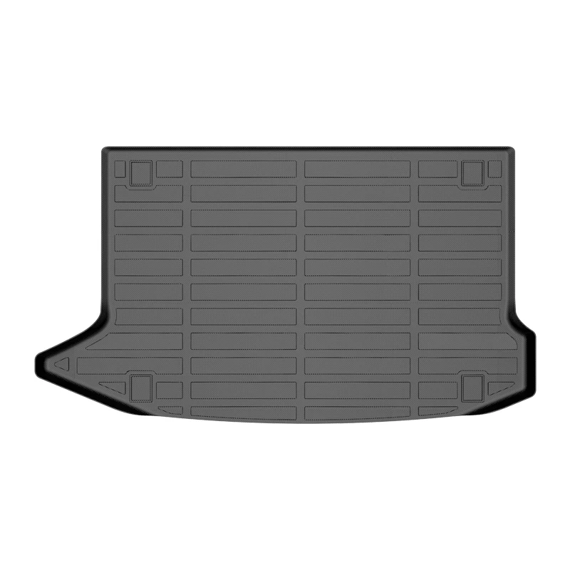 Интерьер автомобиля 3D ТПЭ автомобильные напольные коврики для багажника Hyundai Kona EV Tucson PHEV грузовые вкладыши
