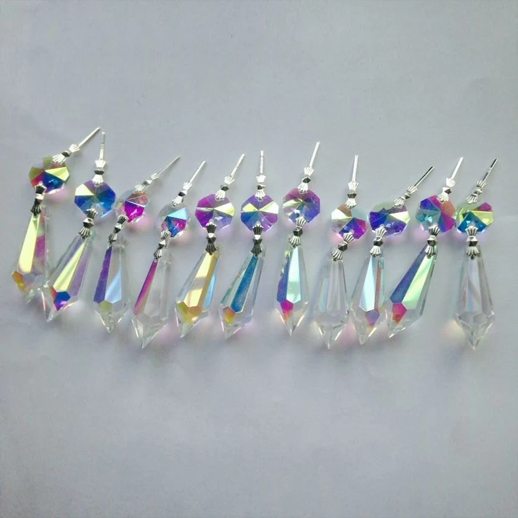 Ab crystal chandelier icicle prisms MH-12794