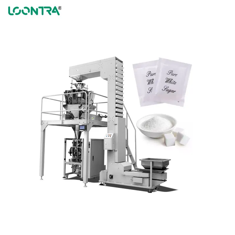 Factory Low Price Automatic 1g 5g 10g 20g 50g Brown White Granulated Sugar Cube Packing Machine Coffee Packaging Machine