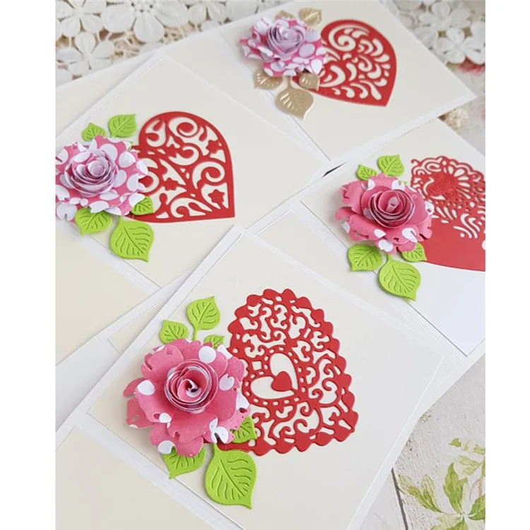 High Quality Metal Carbon Steel Heart Cutting Dies for DIY Decoration Holiday Gift