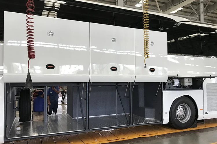  Горячая Распродажа Yaxing левый привод 51 сиденье CNG туристический дизайн роскошный автобус larga