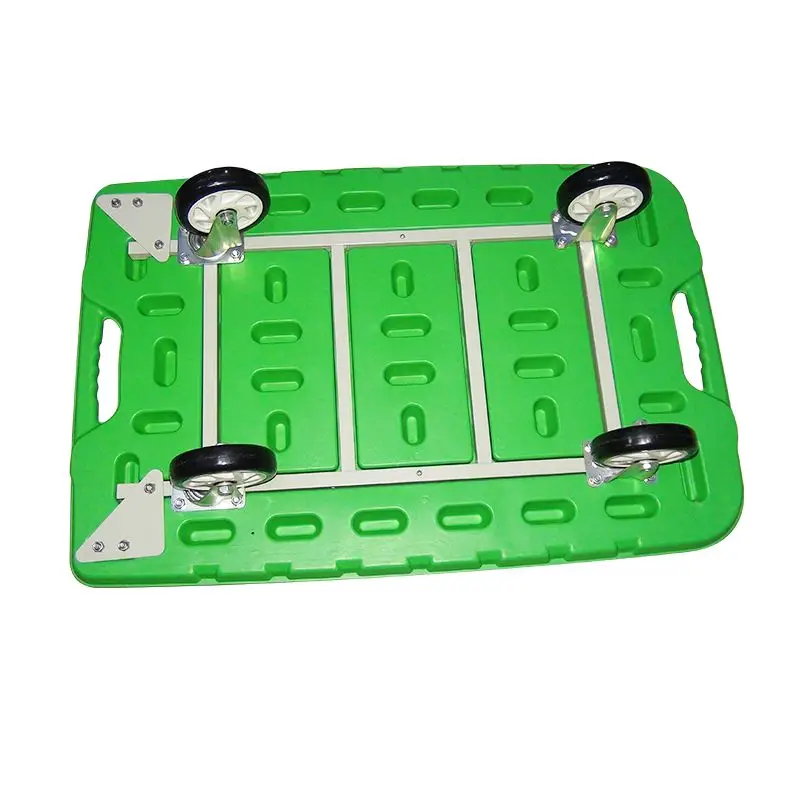 
 China manufacturer 150kg 300kg plastic hand foldable platform trolley  