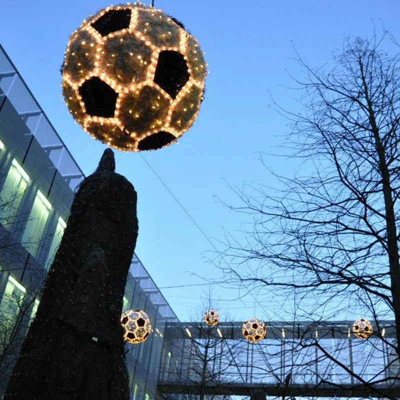 3D Outdoor Shopping Center Waterproof Light Ball Shape Large Christmas Led String Light
