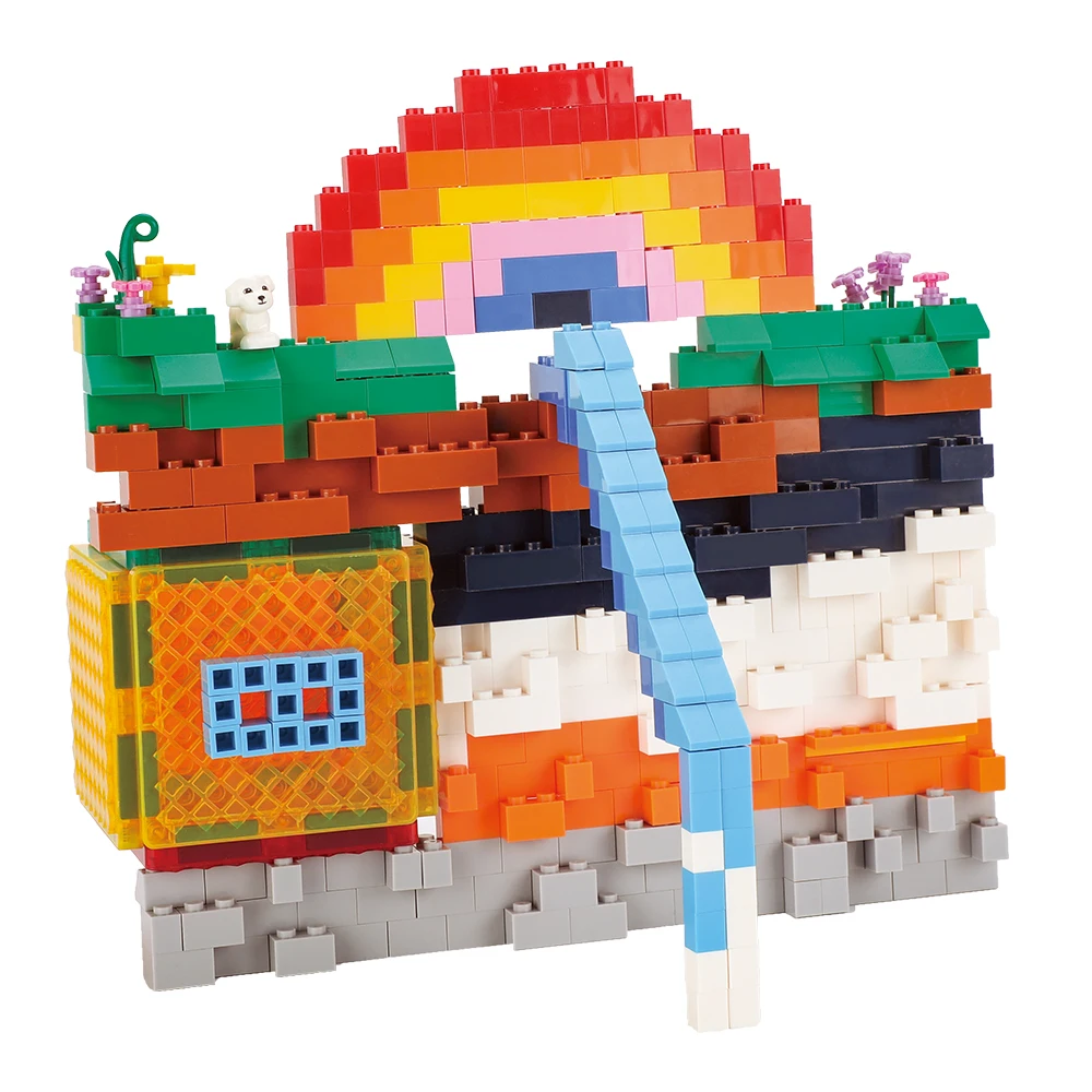 Factory wholesale customization construction magnetic tiles building blocks kids toys other educational toys for kids