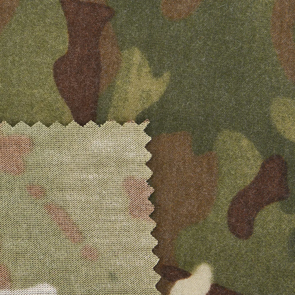 75% Acrylic 25% Tencel Fire Retardant Printed Waterproof Camouflage Fabric Aramid Flame Retardant Fabric
