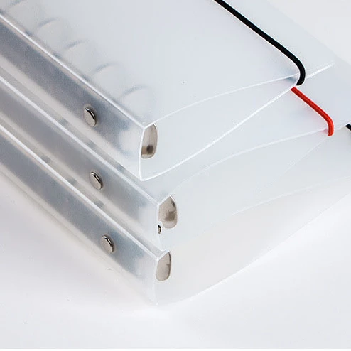 Durable PP Plastic Folder A4 Size File Binder for Business and Office Filing Products