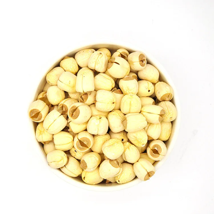 High Quality Organic Lotus Seed Bulk Organic Dried Peeled White Lotus Seed