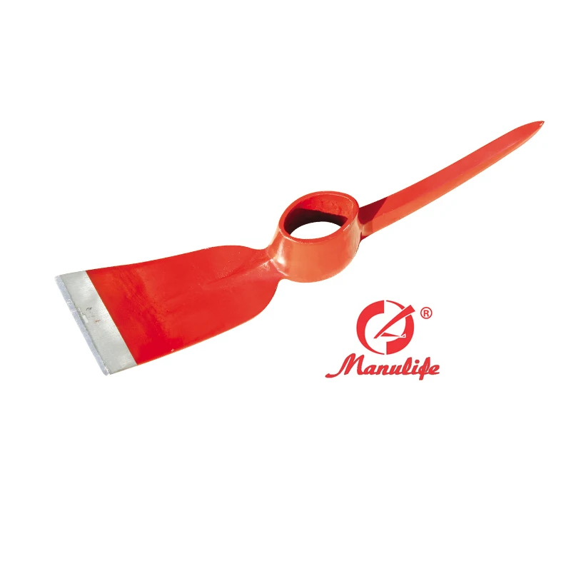058 2kg 5lbs  4.5lbs factory for railway steel oval eye digging pickaxe cutter pick mattock with wooden handle