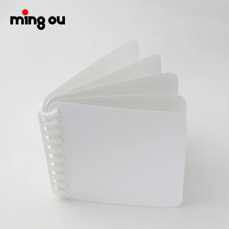 Make your own photo personalized plastic board baby flip book for dye sublimation