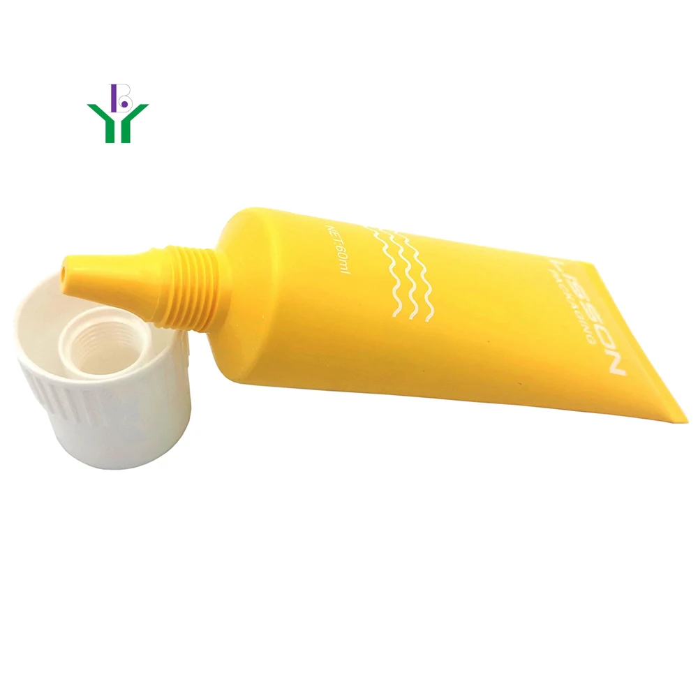 Custom 50ML 60ML 120ML 150ML Packaging Empty Tube Pe Cosmetic Eye Cream Packing Containers Plastic Soft Squeeze Tube Packaging