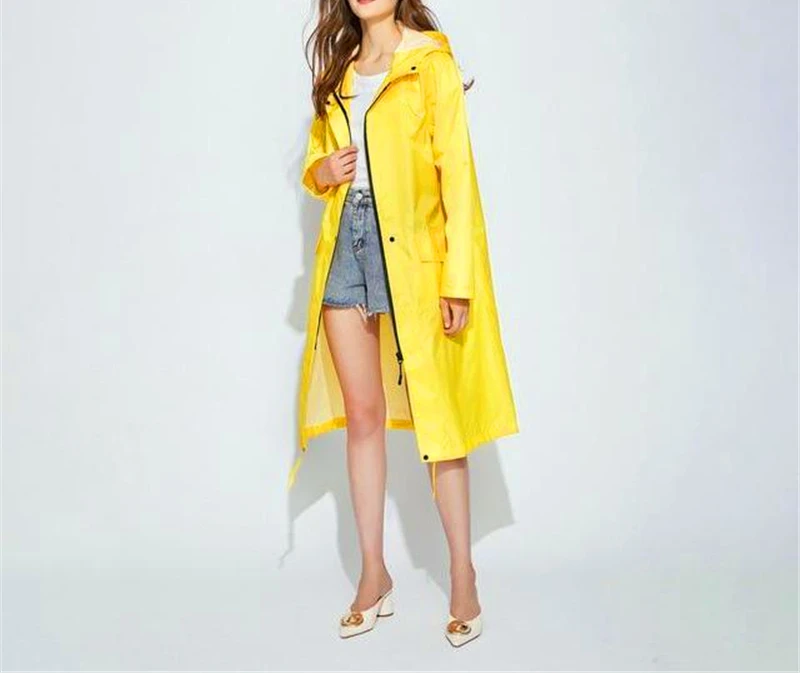 Best Rain Coat Womens OEM/ODM Waterproof Long Raincoat Accept Customer Requirement