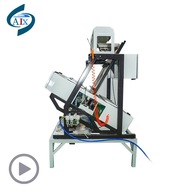 2 row 2-3 ton per hour capacity sunflower grain seed  rice wheat sesame color sorter machine