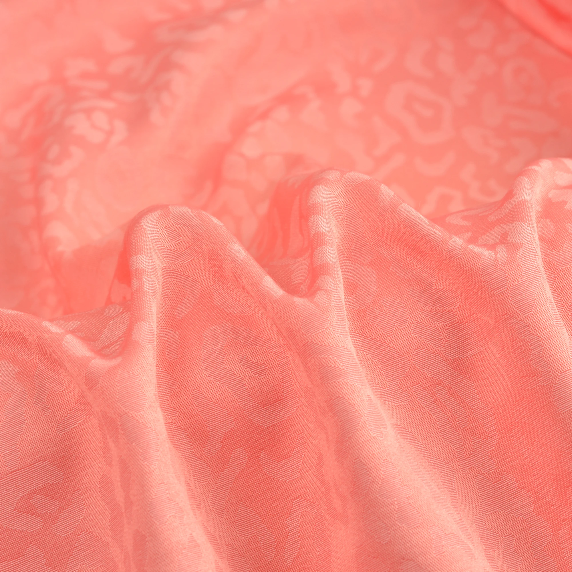 Leopard print jacquard fabric rayon rayon cotton jacquard fabric spring summer blouse dress fabric