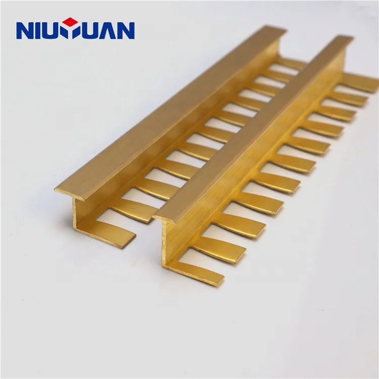 Niu Yuan  Brass T Shape Tile Trim Floor Transition Strip