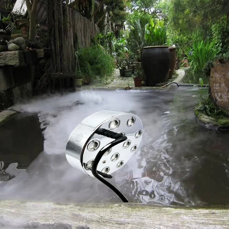 12 головок, ультразвуковой увлажнитель, генератор тумана, 1500 Вт, промышленная ультразвуковая запотевание для теплиц