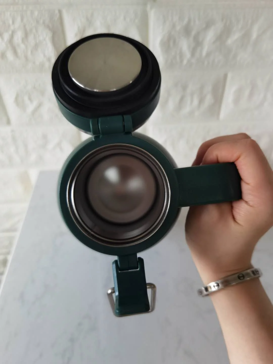 32oz 64oz stainless steel Double Wall flask vacuum Beer Growler with handle custom logo Vacuum flask water jug