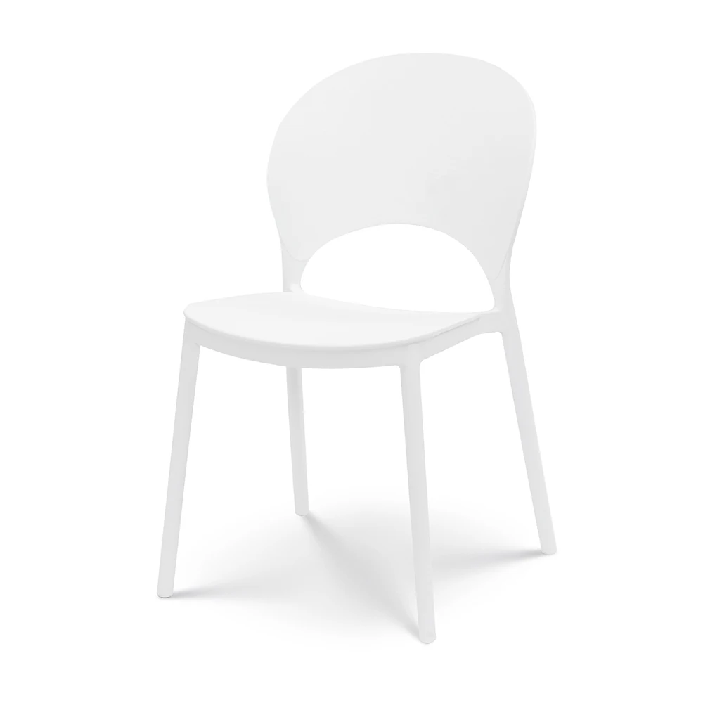 Factory customized light weight plastic dining chairs living room chairs