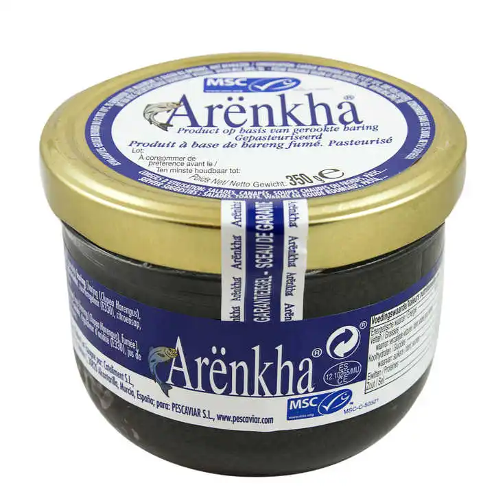 Arenkha 350 г стеклянная банка 12 унций сельдь жемчуг морепродукты Msc сертифицированная Охлажденная мягкая текстура Испания