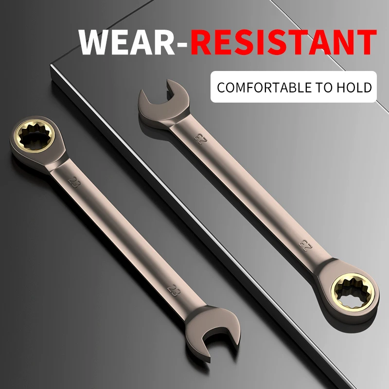 High-quality wrench set combined ratchet wrench open torque ratchet wrench