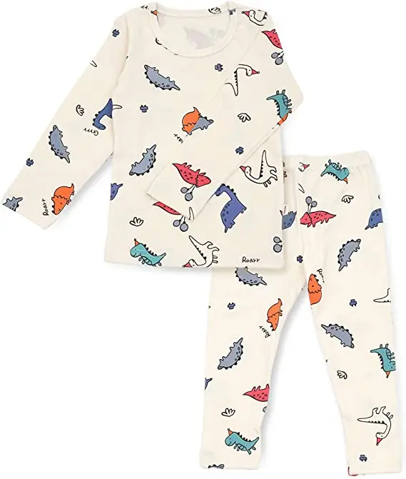 Custom Pattern Baby Boys Girls Pajama Set 24M-8T Kids Cute Toddler Snug fit Pjs Cotton Sleepwear