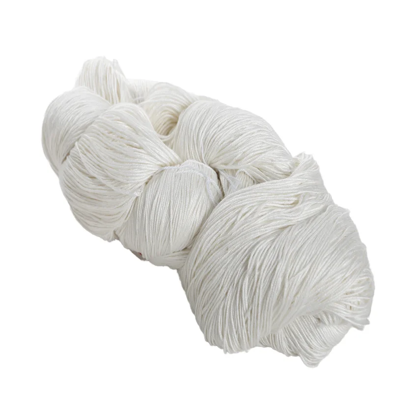 Recycled Antibacterial Bamboo Spun Yarn 32NE/2X3X3 for Hand Knitting Weaving Embroidery Carpet Knitting