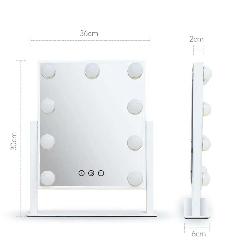 led desktop bulbs vanity dressing table makeup hollywood mirror