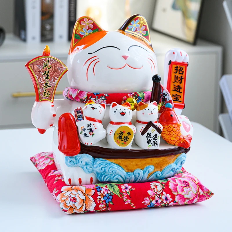 Hot Sale Lucky Cat Waving Lucky Cat Japan Lucky Waving Cat for Wholesale