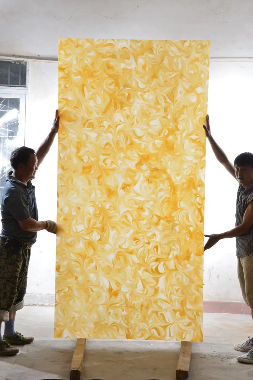 Translucent stone acrylic solid surface sheets