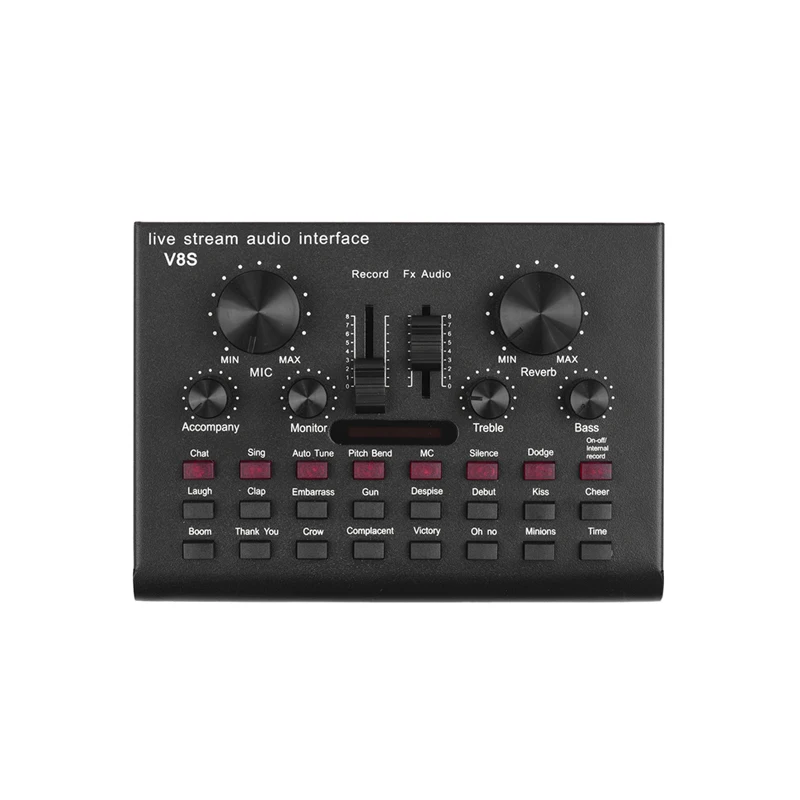 Многофункциональный аудио Потоковую передачу Mobile Live Звуковая карта для записи хост