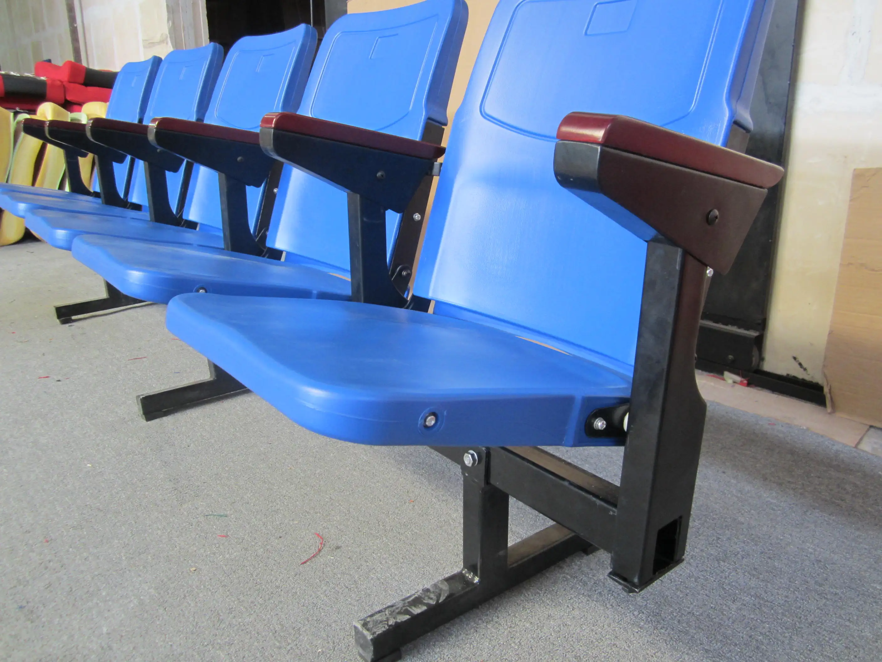 Outdoor sport plastic used stadium seats  for gym  chair BLM-6200