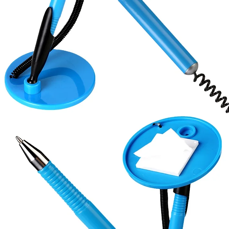 
2019 New Design Promo Desk Stand Plastic Table Ball Ballpoint Pens 