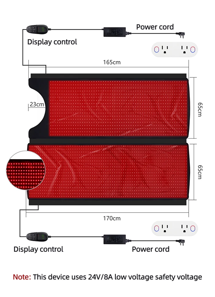Red Light Therapy Sleep Bag for Full Body Infrared Light Therapy Pad Led Light Therapy Sauna Blanket for Full Body in Home use