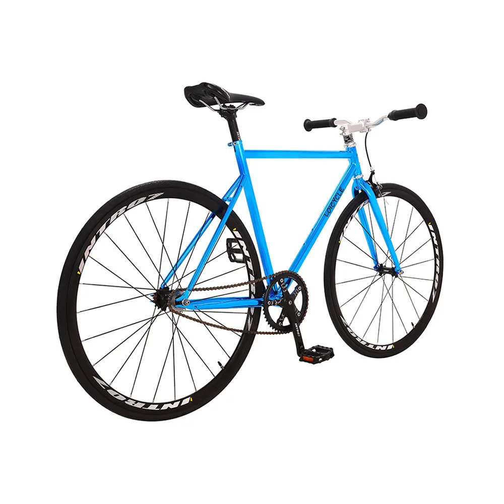 Cr - Mo steel single-speed two-side gear commuting field dual-use track bike fixed gear bicycle