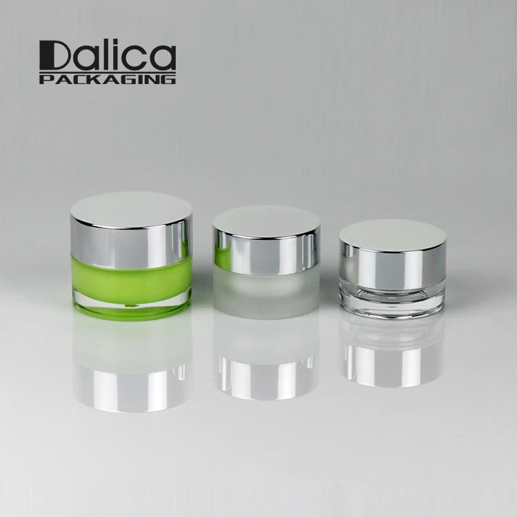 
New Products Skin Care Face Cream Container Round Acrylic Cream Jar 10g 