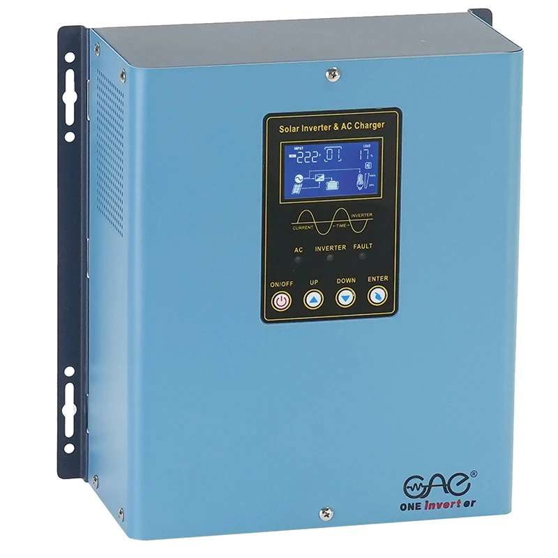 High transfer efficiency 1200w Solar Inverter 1.2kW 12V 24V Low Frequency off Grid hybrid Solar Inverter