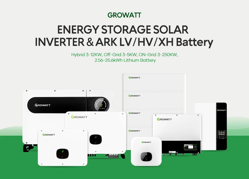 Growatt ARK HV LiFePO4 Lithium Battery 7.68kWh 10kWh 12.8kWh 15.36kWh 18kWh 20.48kWh 23kWh 25.6kWh Solar Energy Storage System